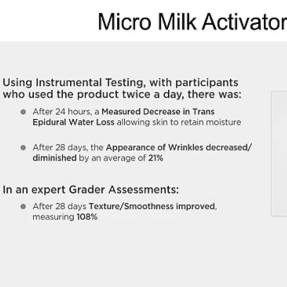 NWT~ Josie Maran Micro Milk Activator Exfoliating, Brightening Serum ~0.5 fl.oz. - Picture 5 of 6